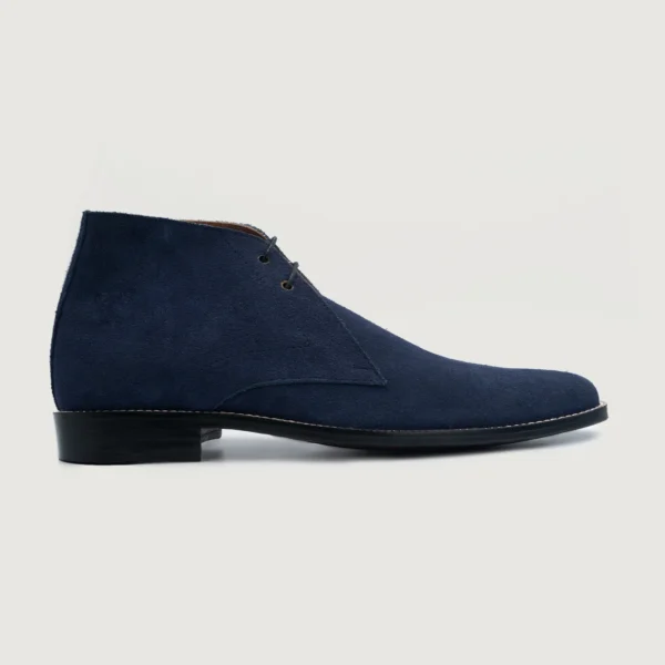 Kingston Midnight Blue Suede Leather Chukka Boots
