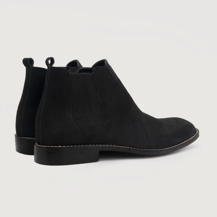 Clarkson Chelsea Black Suede Leather Boots