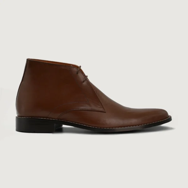 Kingston Brown Leather Chukka Boots