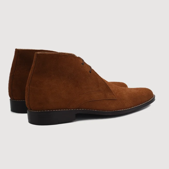 Corry Chukka Brown Suede Leather Boots