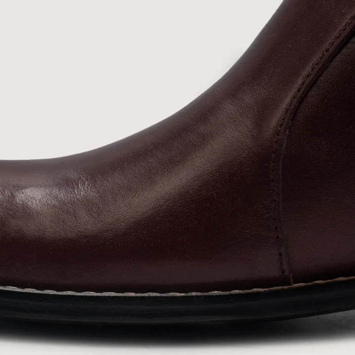 Clarkson Chelsea Maroon Leather Boots