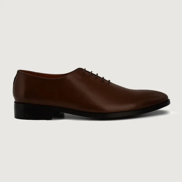 Dallas Brown Leather Wholecut Shoes