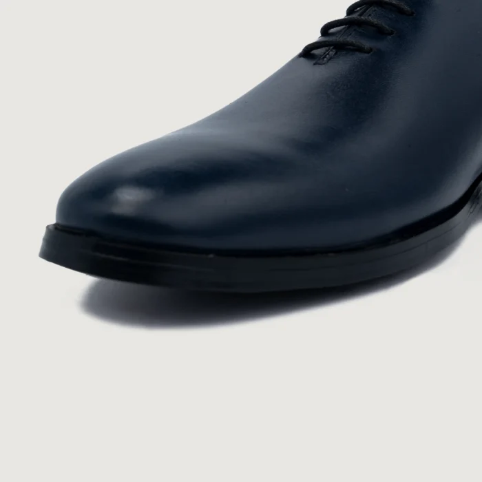 Director Wholecut Midnight Blue Leather Shoes