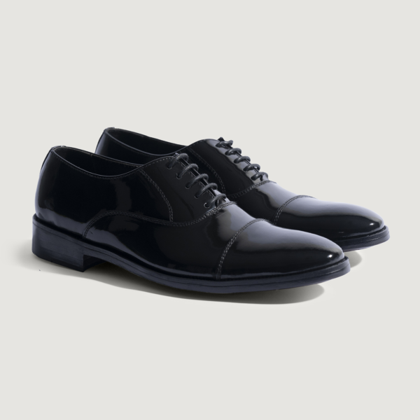 Austin Black Patent Leather Oxford Shoes