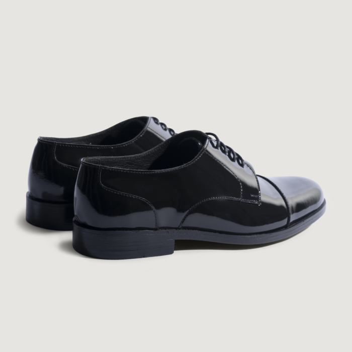 Attorney Derby Black Patent Leather Shoes