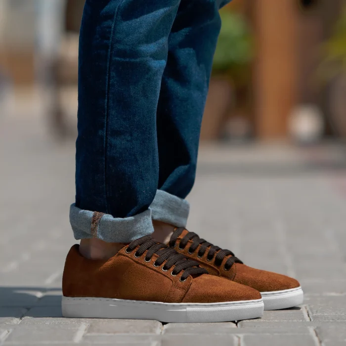 Murphy Low Top Brown Suede Sneakers