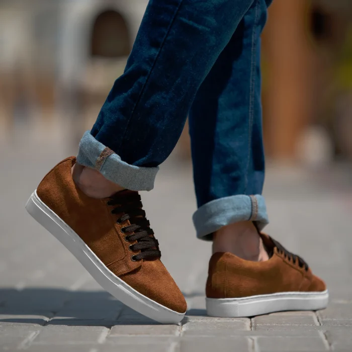 Murphy Low Top Brown Suede Sneakers