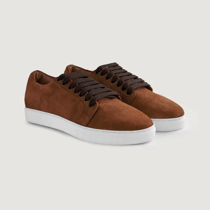 Murphy Low Top Brown Suede Sneakers