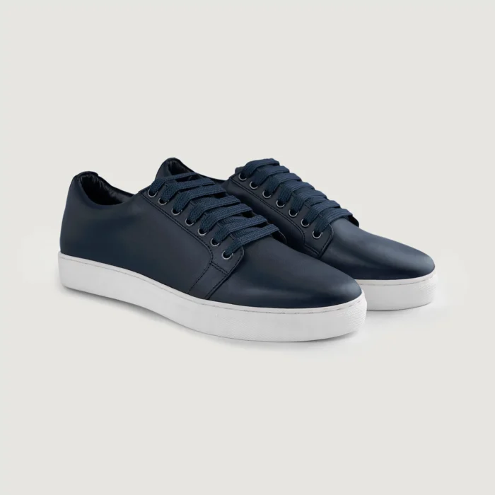 Murphy Low Top Midnight Blue Leather Sneakers