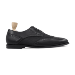 Aspen Black Leather Derby Shoes