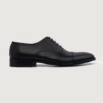 Austin Black Leather Oxford Shoes