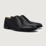Austin Black Leather Oxford Shoes