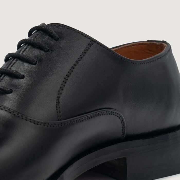 Austin Black Leather Oxford Shoes