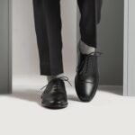 Austin Black Leather Oxford Shoes