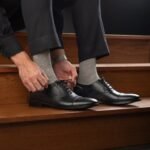 Austin Black Leather Oxford Shoes