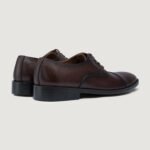 Austin Burnished Brown Leather Oxford Shoes