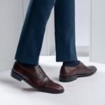 Austin Burnished Brown Leather Oxford Shoes