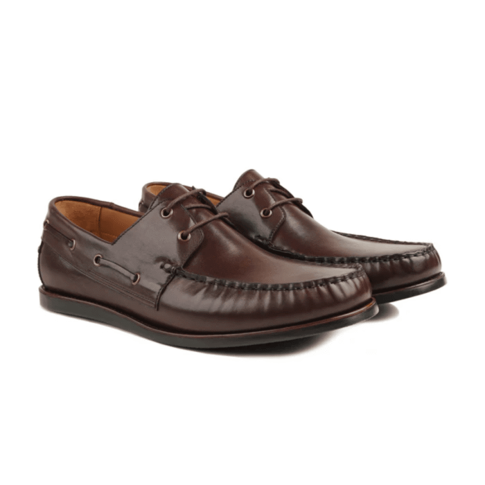 Bartow Brown Leather Derby Shoes