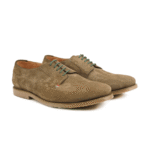 Bedford Camel Kid Suede Derby Shoes