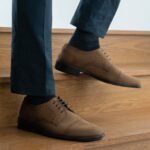 Boston Brown Oil Pullup Leather Derby Shoes - StudGuard