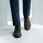 Boston Olive Oil Pullup Leather Derby Shoes - StudGuard