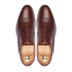 Crispin Oxblood Leather Derby Shoes