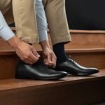 Dallas Black Leather Wholecut Shoes