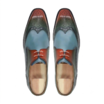 Darien Mulitcolor Leather Derby Shoes