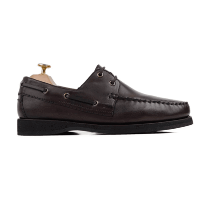 Dixon Dark Brown Leather Derby Shoes