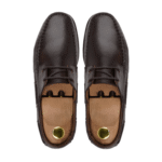 Dixon Dark Brown Leather Derby Shoes