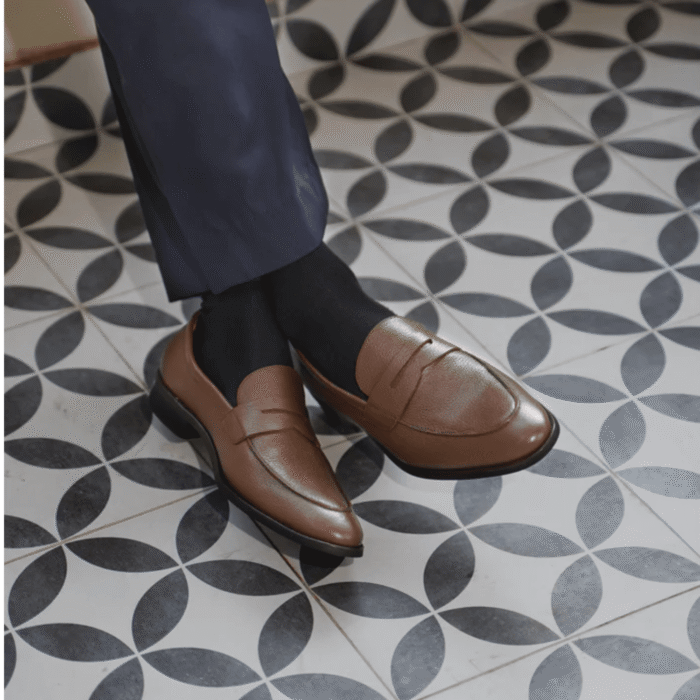 Harlan Brown Leather Loafer