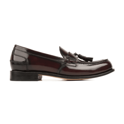 Hays Burgundy Leather High Shine Loafer