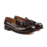 Hays Burgundy Leather High Shine Loafer