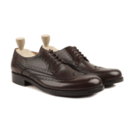 Herrin Dark Brown Leather Derby Shoes