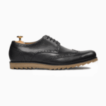 Lisle Black Leather Derby Shoes