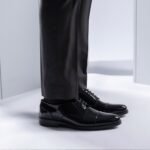Logan Black Patent Leather Derby Shoes