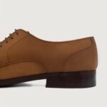 Logan Brown Nubuck Leather Derby Shoes