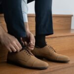 Logan Brown Nubuck Leather Derby Shoes - StudGuard