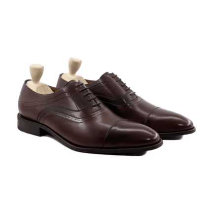 Marion Brown Leather Oxford Shoes