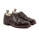Milford Dark Brown Leather Derby Shoes