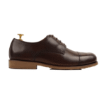 Muncie Dark Brown Leather Derby Shoes