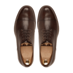 Muncie Dark Brown Leather Derby Shoes