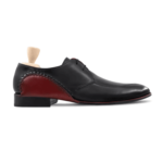 Ontario Black Leather Derby Shoes