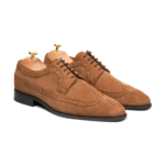 Ruston Camel Kid Suede Derby Shoes