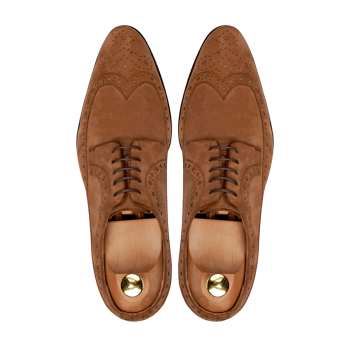 Ruston Camel Kid Suede Derby Shoes