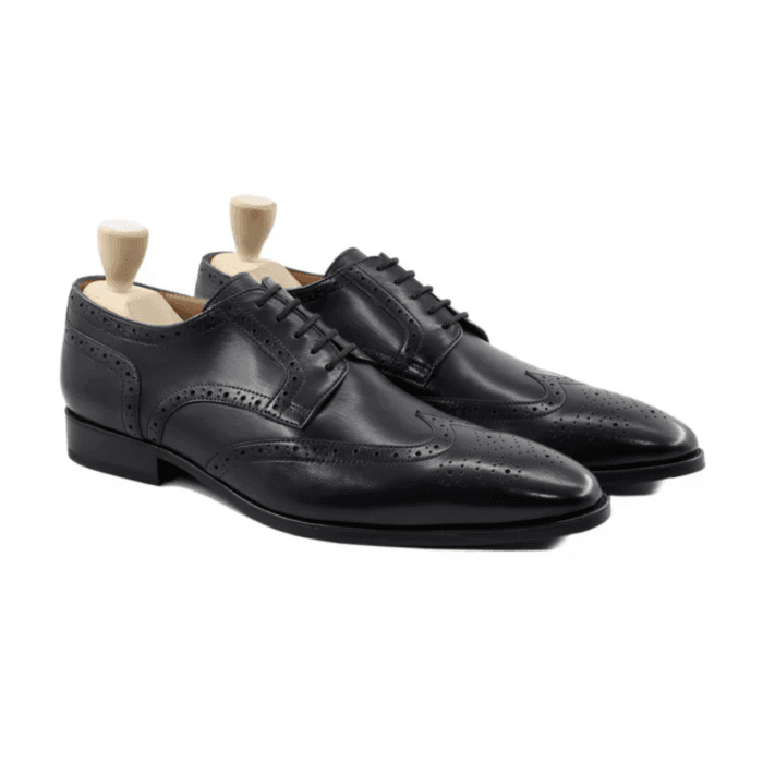 Durham - Men's Black Calf Leather Derby Shoe