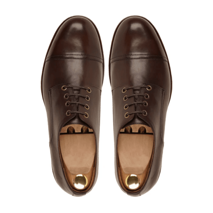 Nordic - Men's Dark Brown Calf Leather Derby Shoe