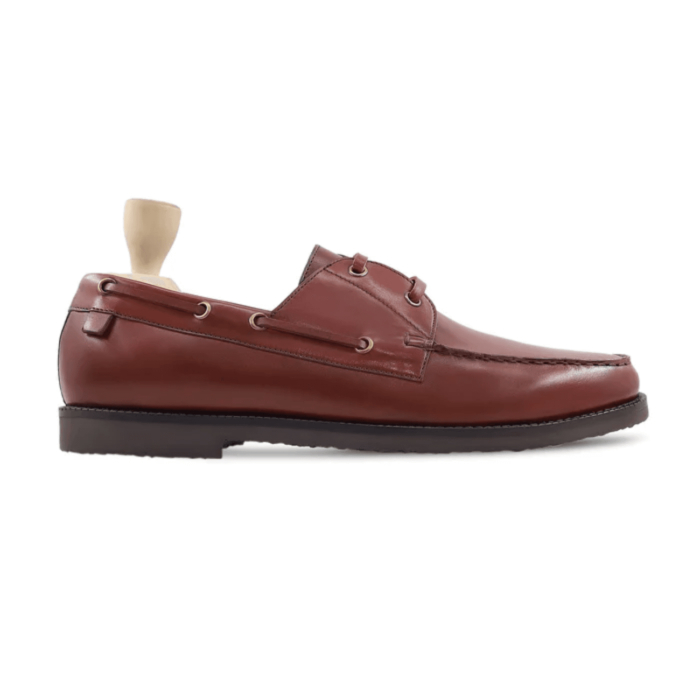 Ukiah Brown Leather Derby Shoes