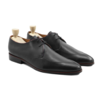 Belmont Black Leather Derby Shoes