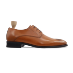Fresno Tan Leather Derby Shoes